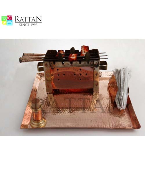 Copper & Brass Kabab Pannel Set 