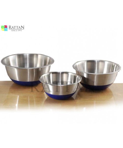 Deep Mixing Bowl W Silicone Base 