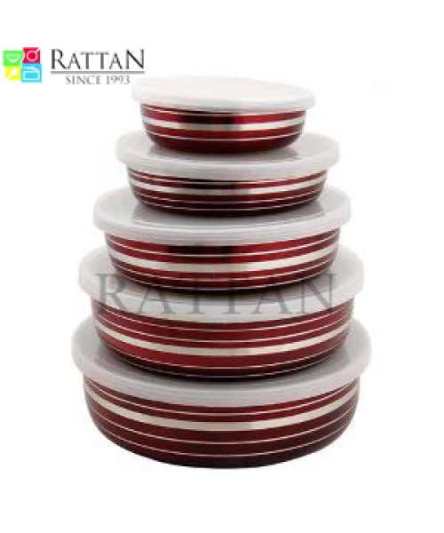 Zain Multi Purpose Storage Set 5 Pcs Red Finish Jkbl 1231 Medium Aafa2Bfec7C4B9D049163Cd967548877 